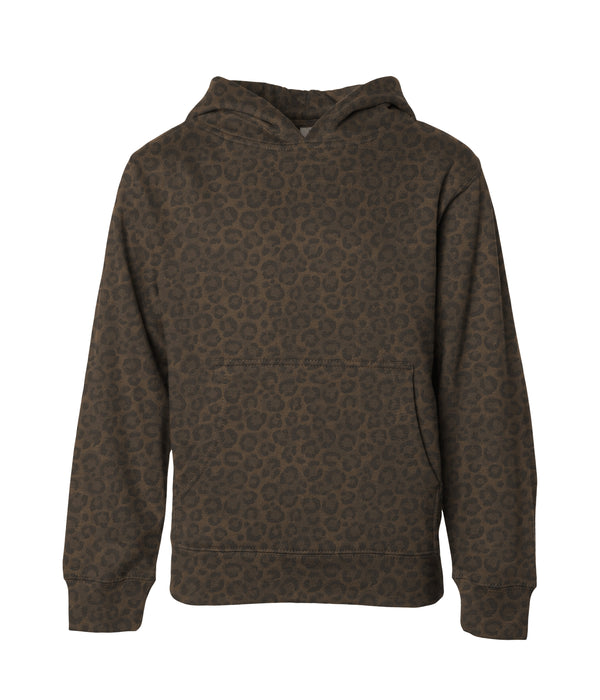 SS4001Y Youth Midweight Pullover Hood in Leopard