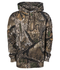 Independent Trading Co. SS4500 8.5oz. Midweight Pullover Hood in pattern Realtree APX.