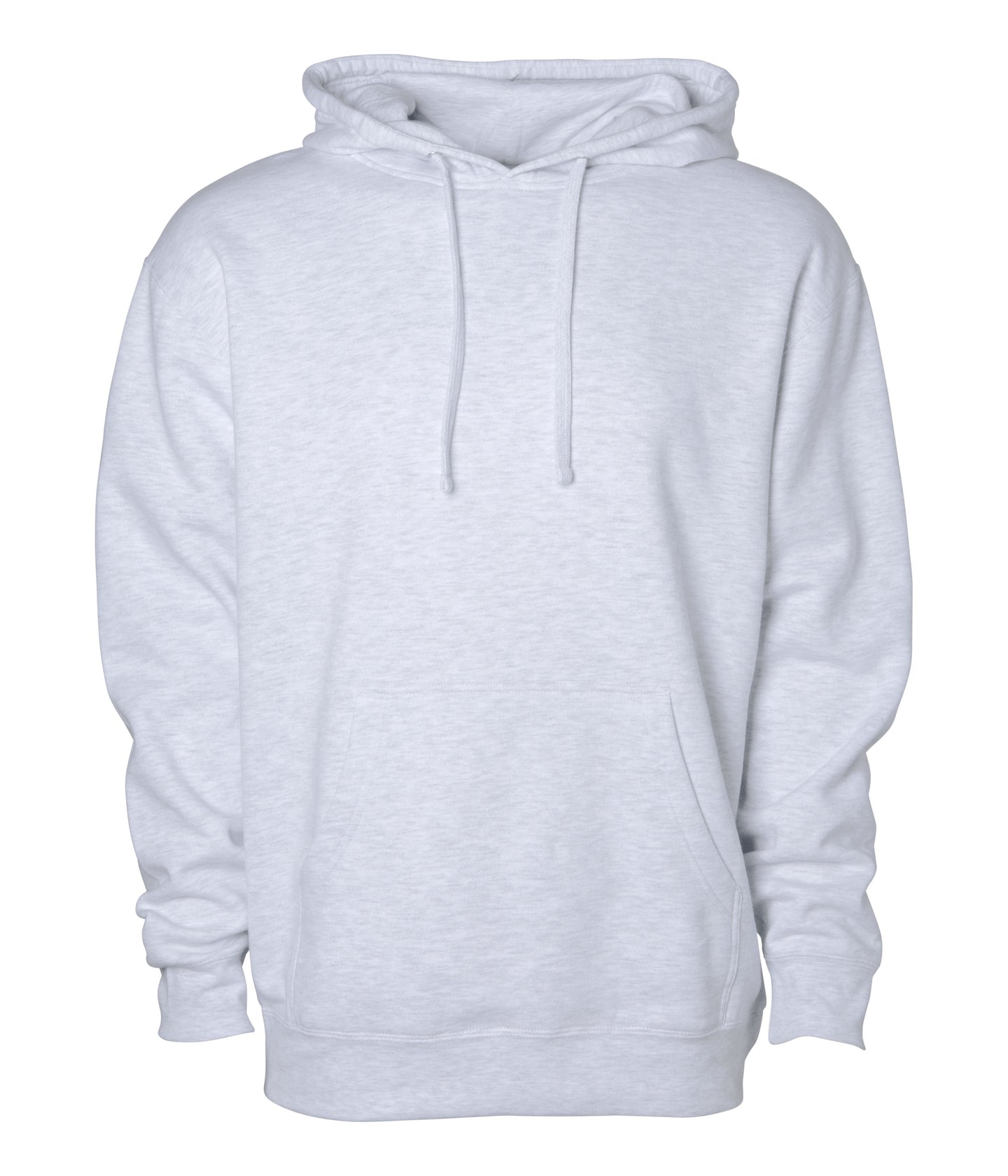 8.5oz. Midweight Pullover Hood in Ash Heather - Independent Trading Company