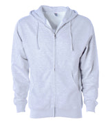 Independent Trading Co. Zip Hoodie SS4500Z in color Ash Heather