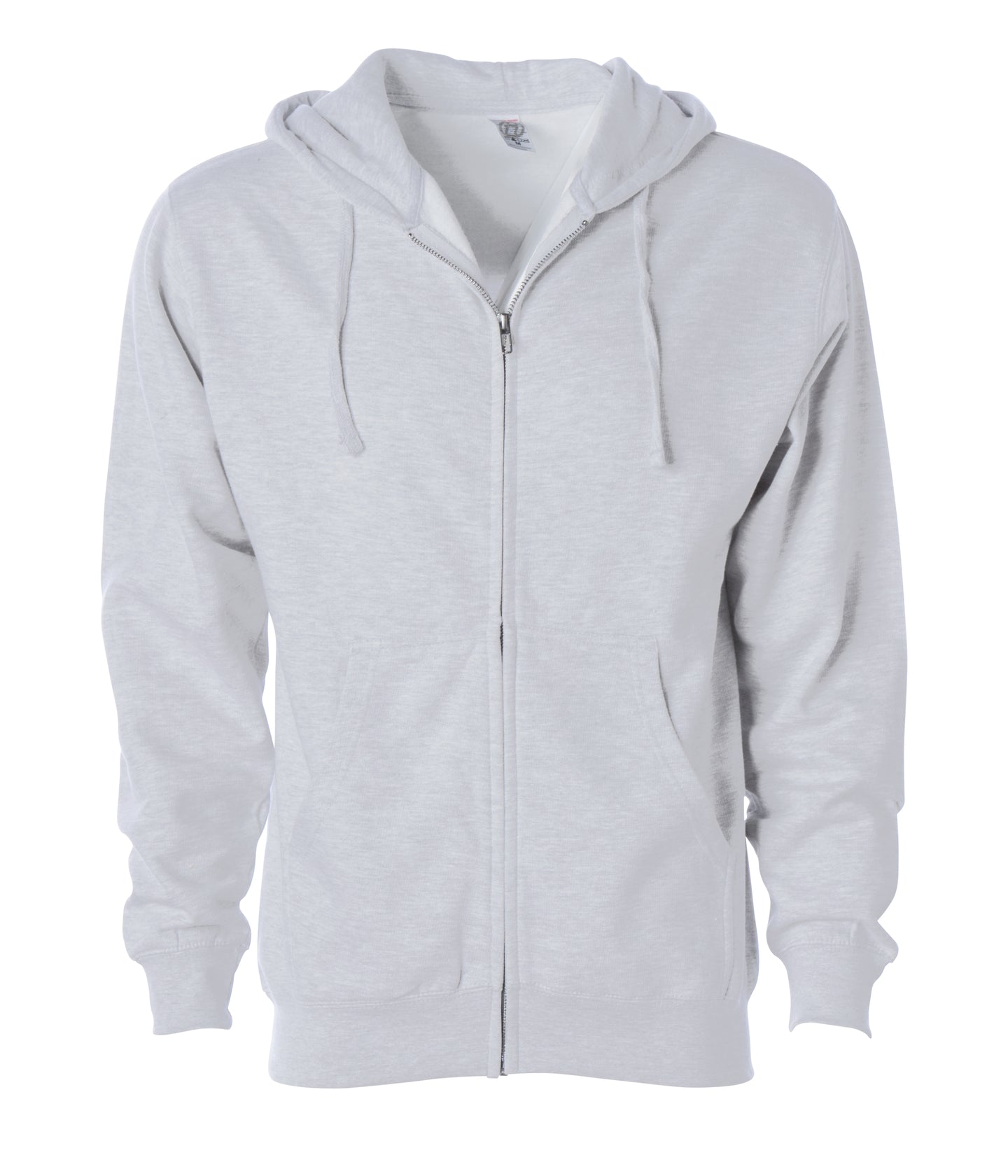 Independent Trading Co. Zip Hoodie SS4500Z in color Ash Heather