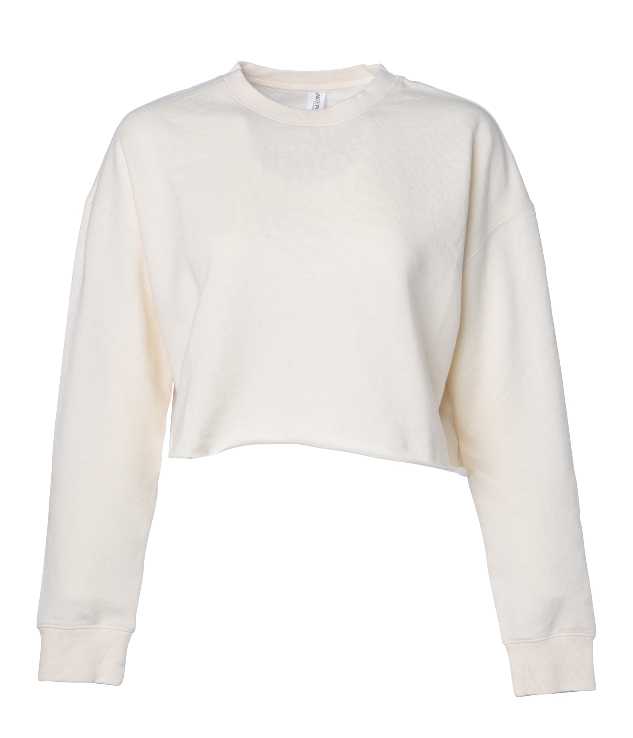 Women\'s Lightweight Crop Crew Neck Sweatshirt | Independent Trading Co. -  Independent Trading Company