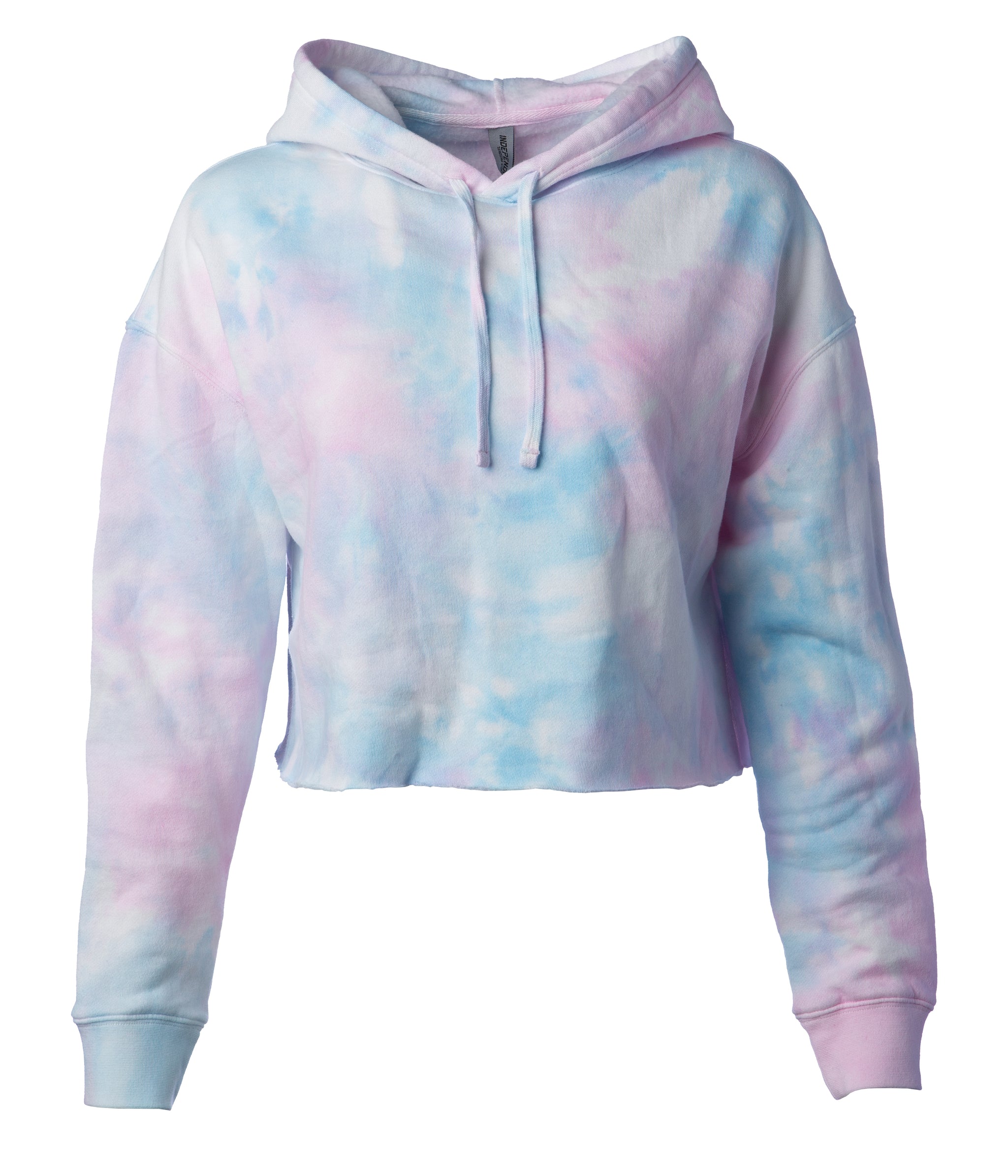 Independent Trading Co. PRM1500TD Youth Midweight Tie Dye Hooded Pullover - Tie Dye Pink, XL