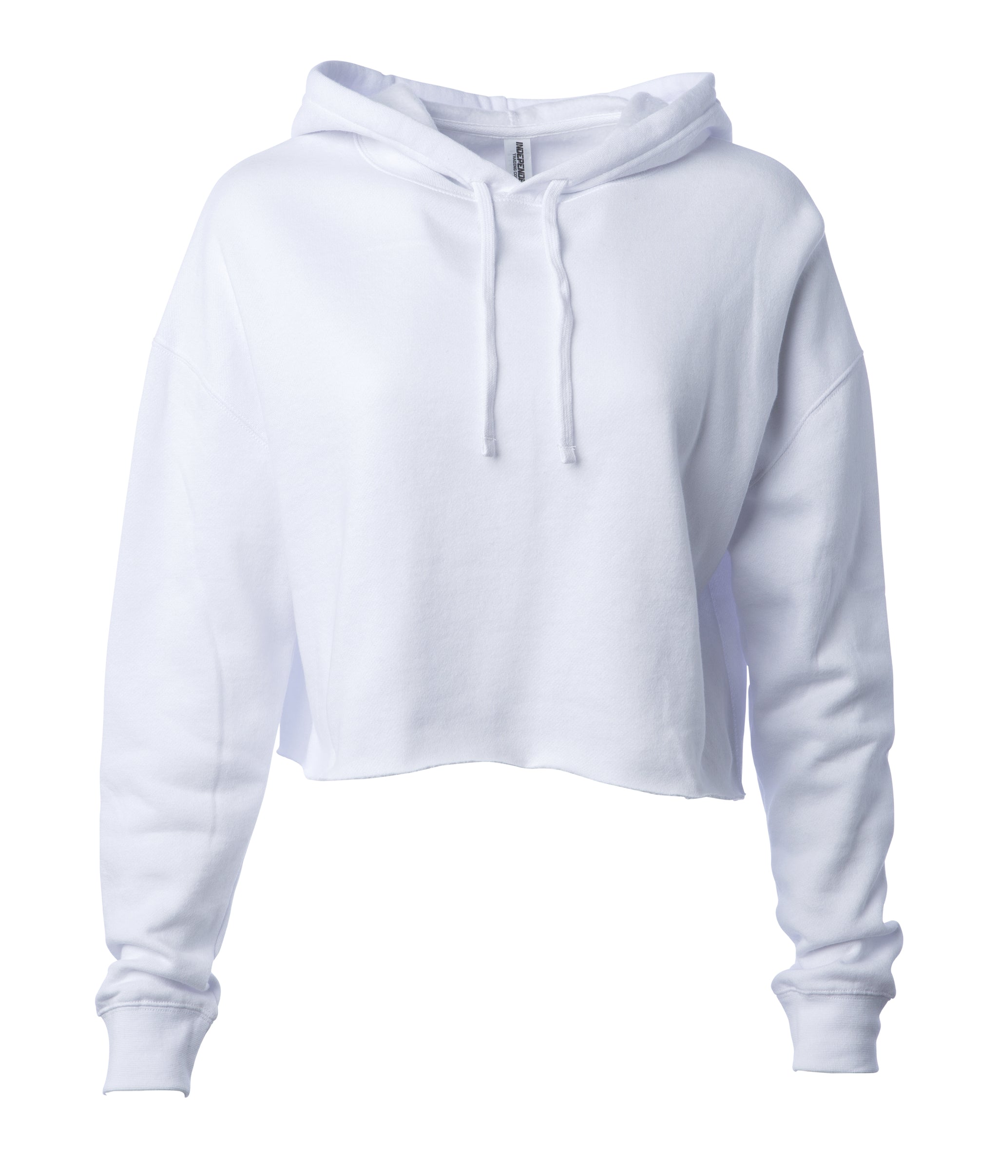 Women's Lightweight Crop Hooded Pullover Sweatshirt - Independent