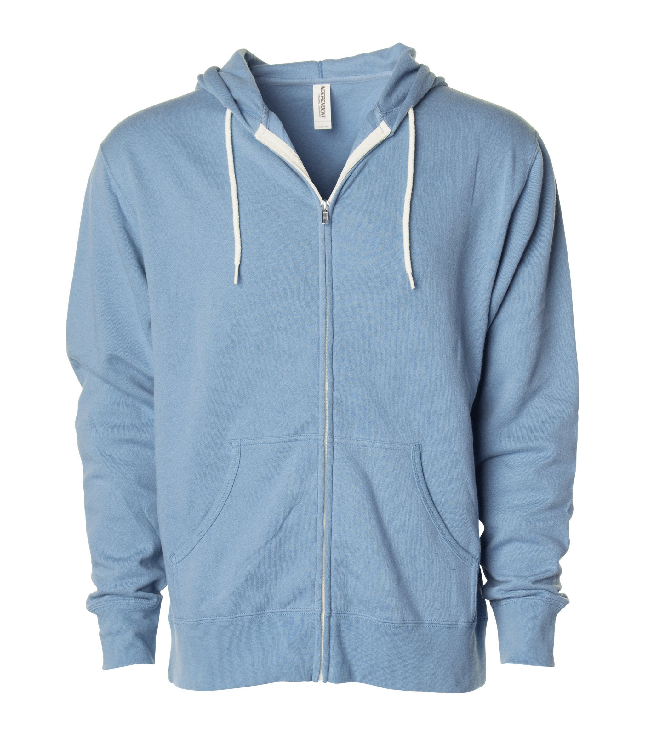 Independent Trading Co. AFX90UNZ - unisex Full-Zip Hooded Sweatshirt Classic Navy - XS