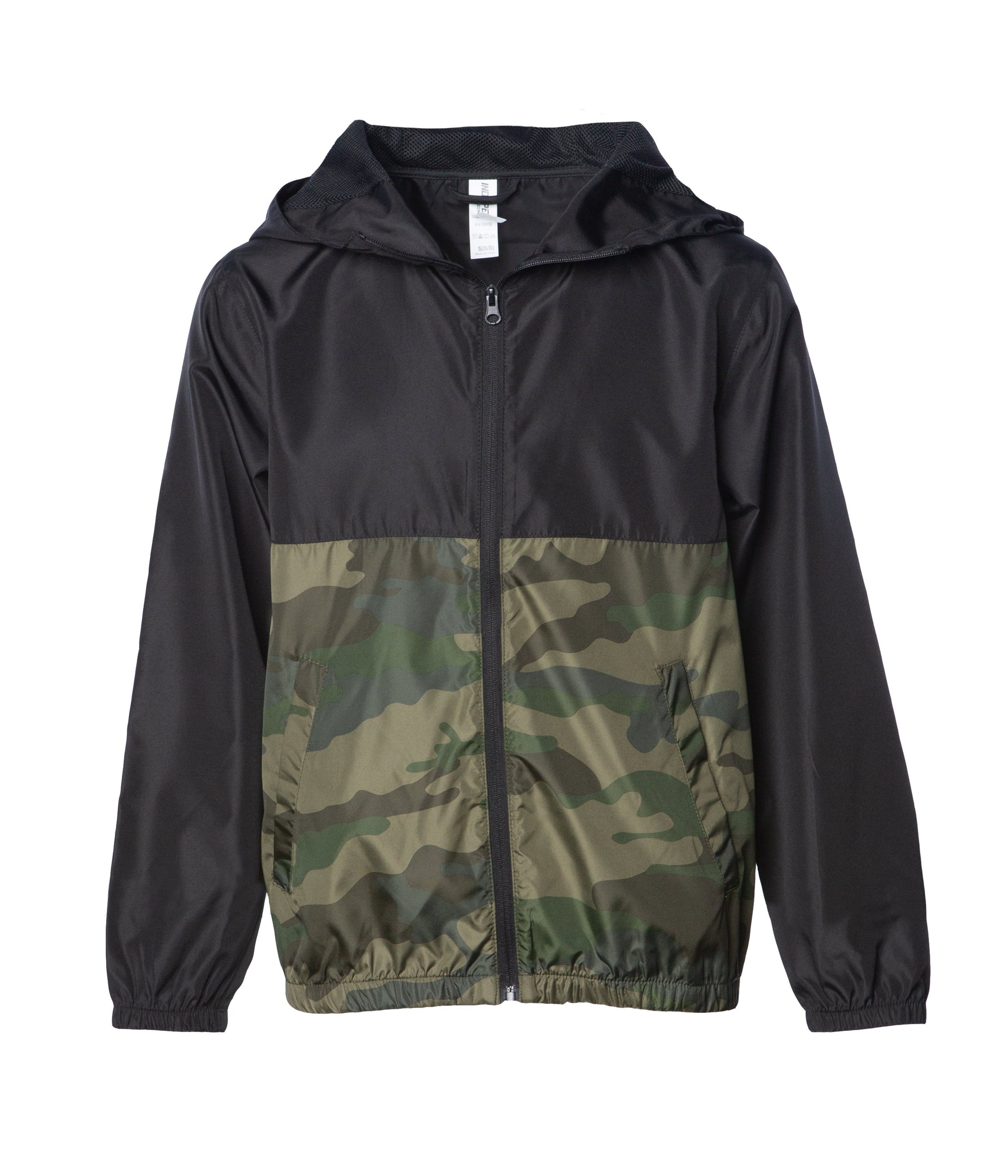 Unisex Camo Windbreaker