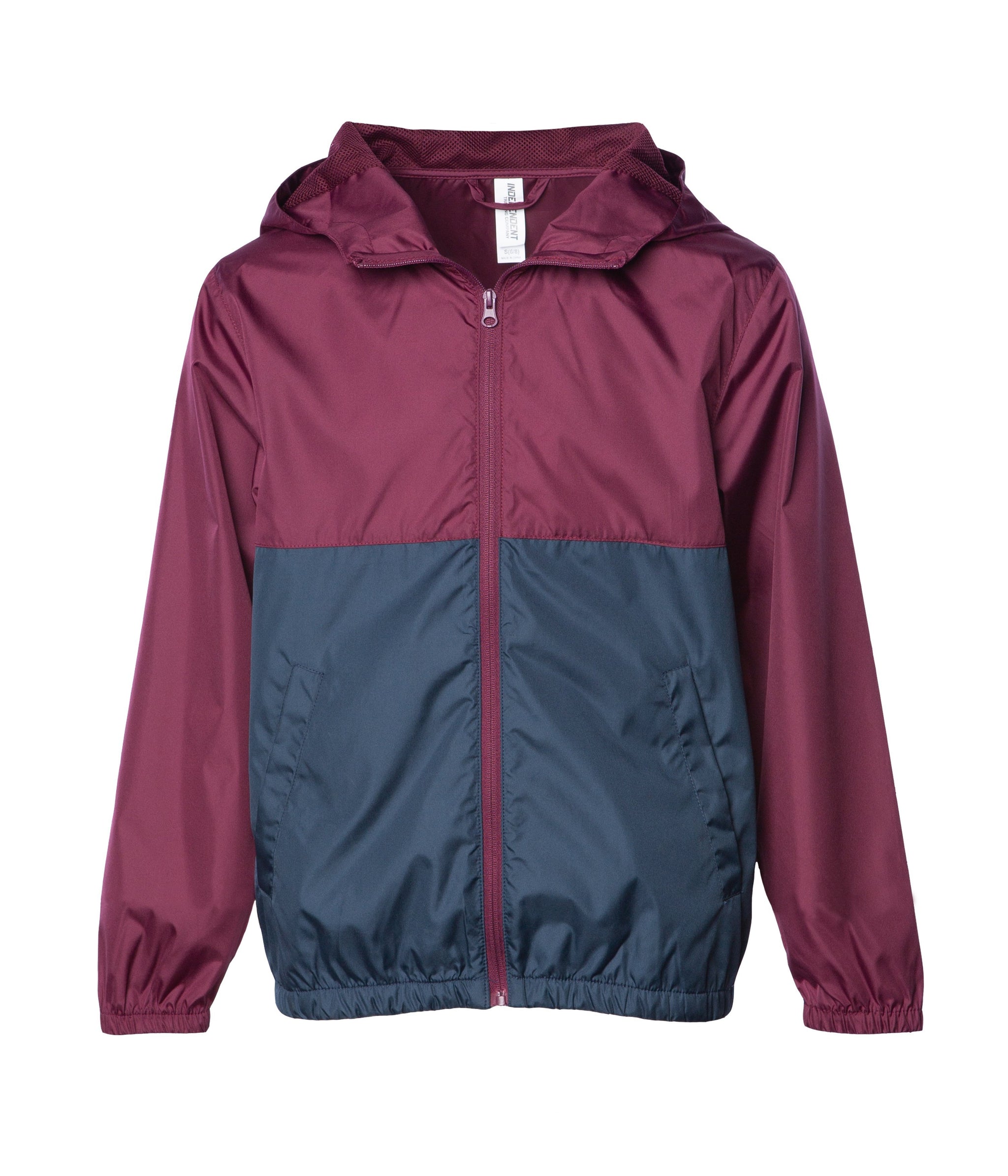 Independent Trading Co. Youth Lightweight Windbreaker Zip Jacket