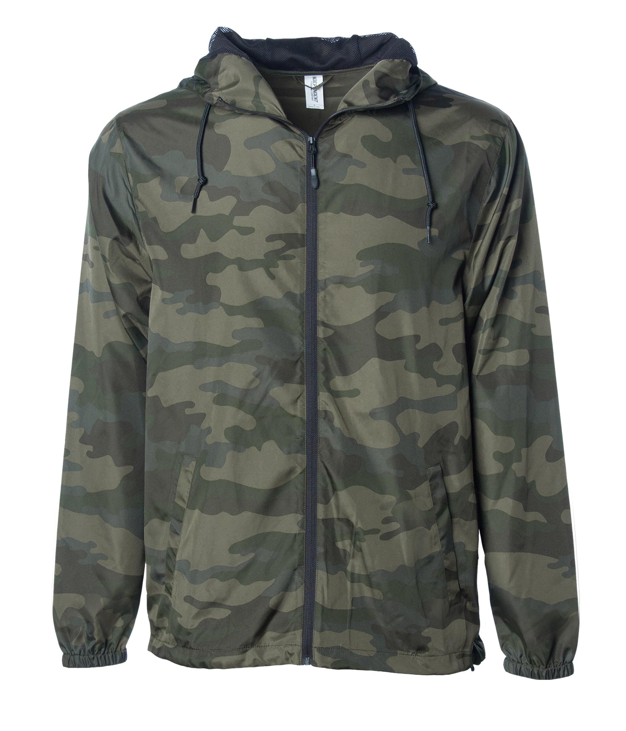 camo windbreaker jacket