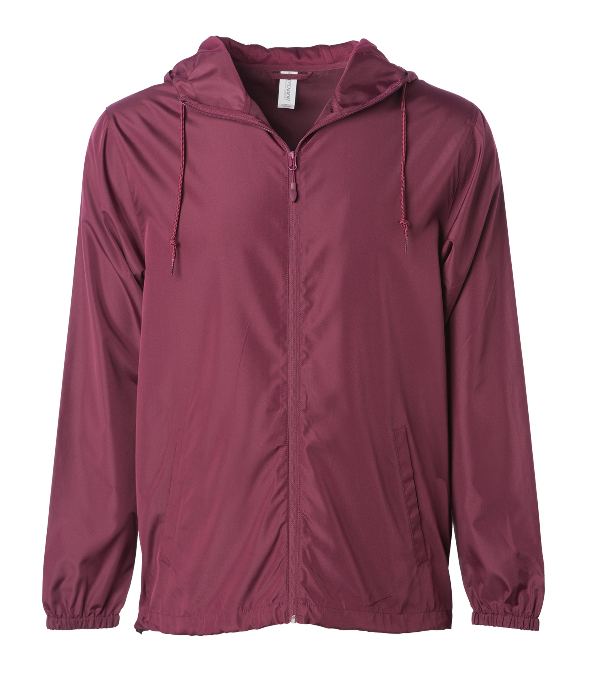 Lightweight Windbreaker Jacket, Maroon / 3XL