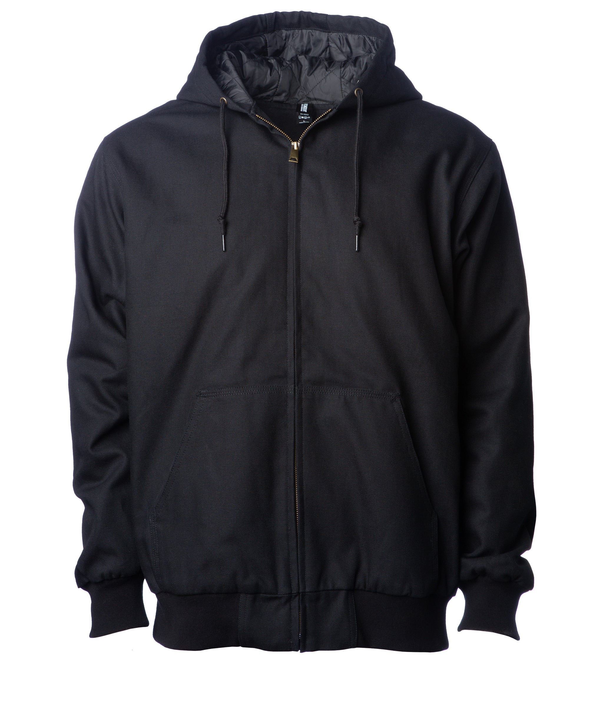 canvas zip-fastening jacket