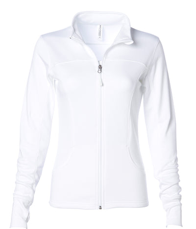 Womens Lightweight Poly-Tech Full Zip | Independent Trading Company