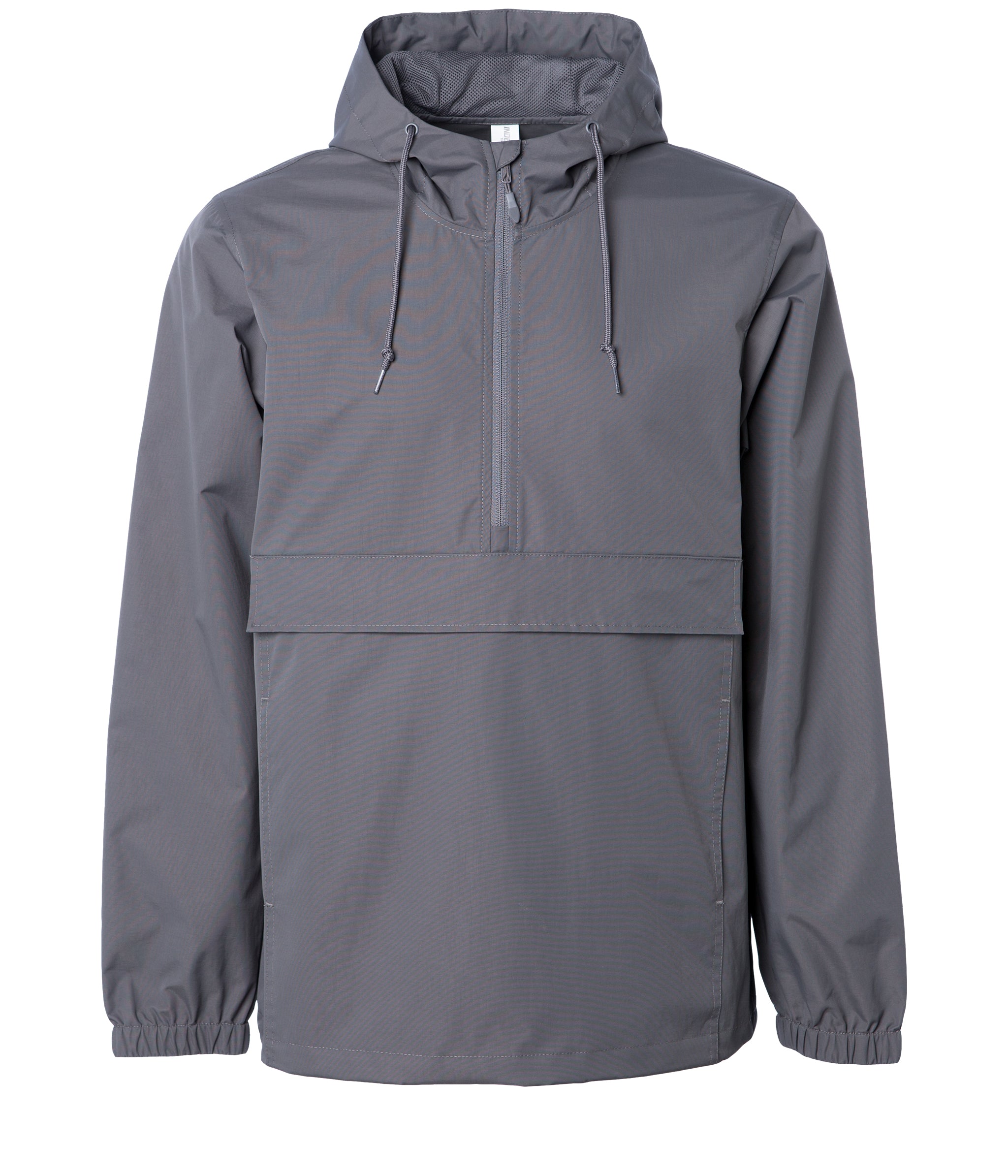 Water Resistant Windbreaker Anorak Jacket in color Graphite