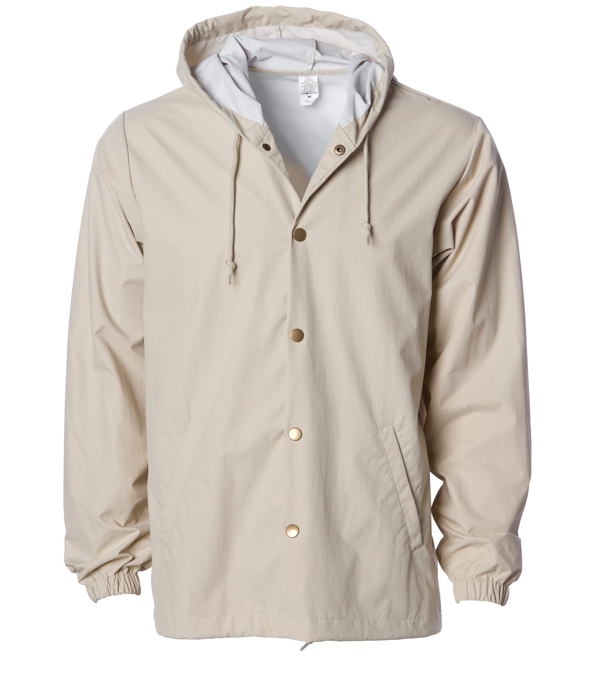 Hooded Water Resistant Windbreaker Jacket