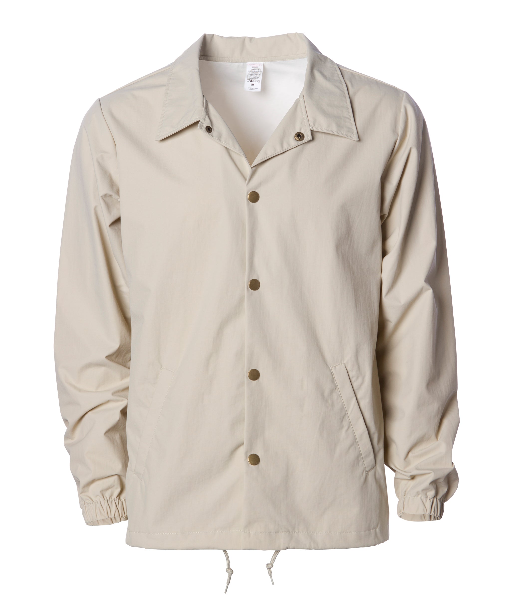Collared Water Resistant Windbreaker Jacket | Independent Trading