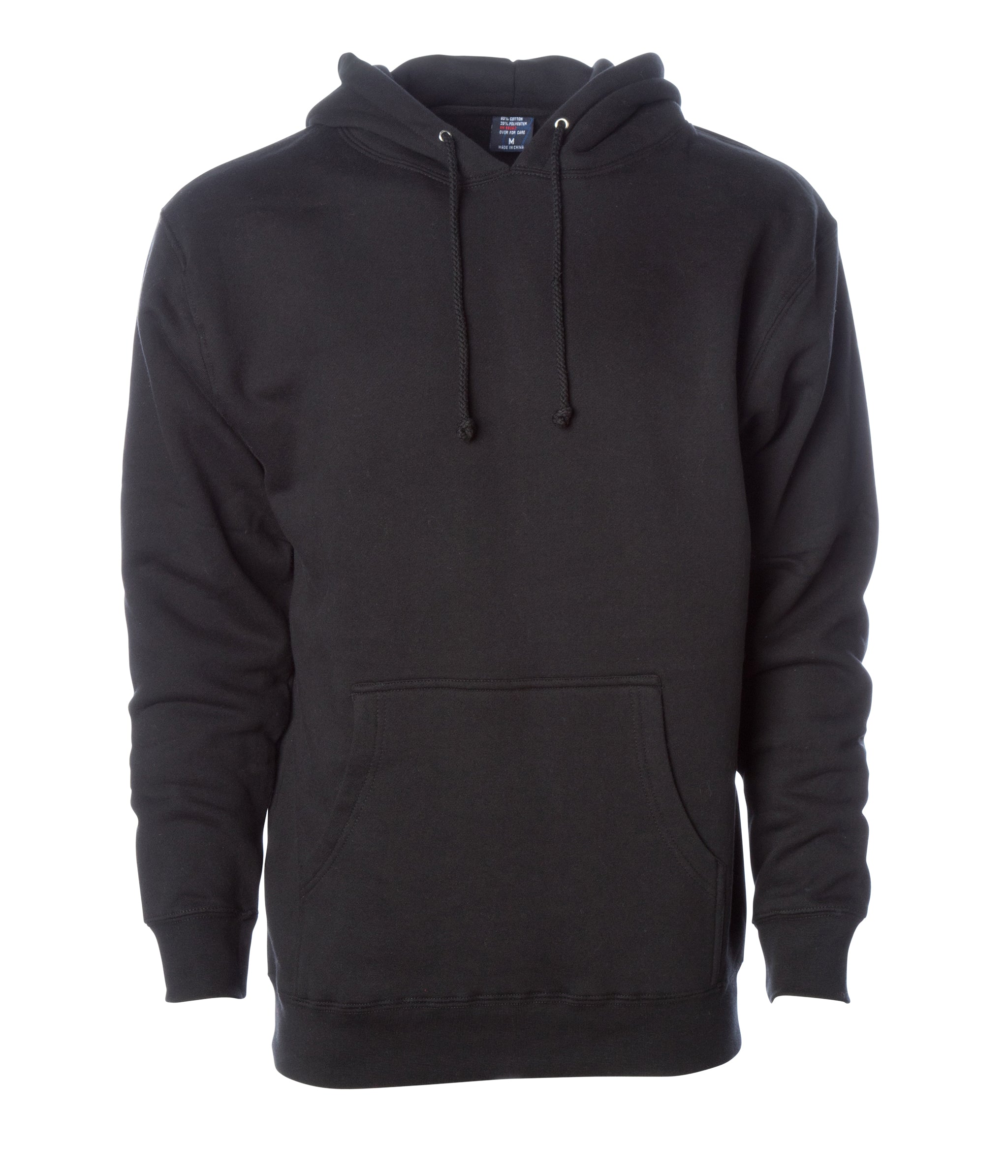 Independent Trading Co. IND4000Z Full-Zip Hooded Sweatshirt 3XL Black