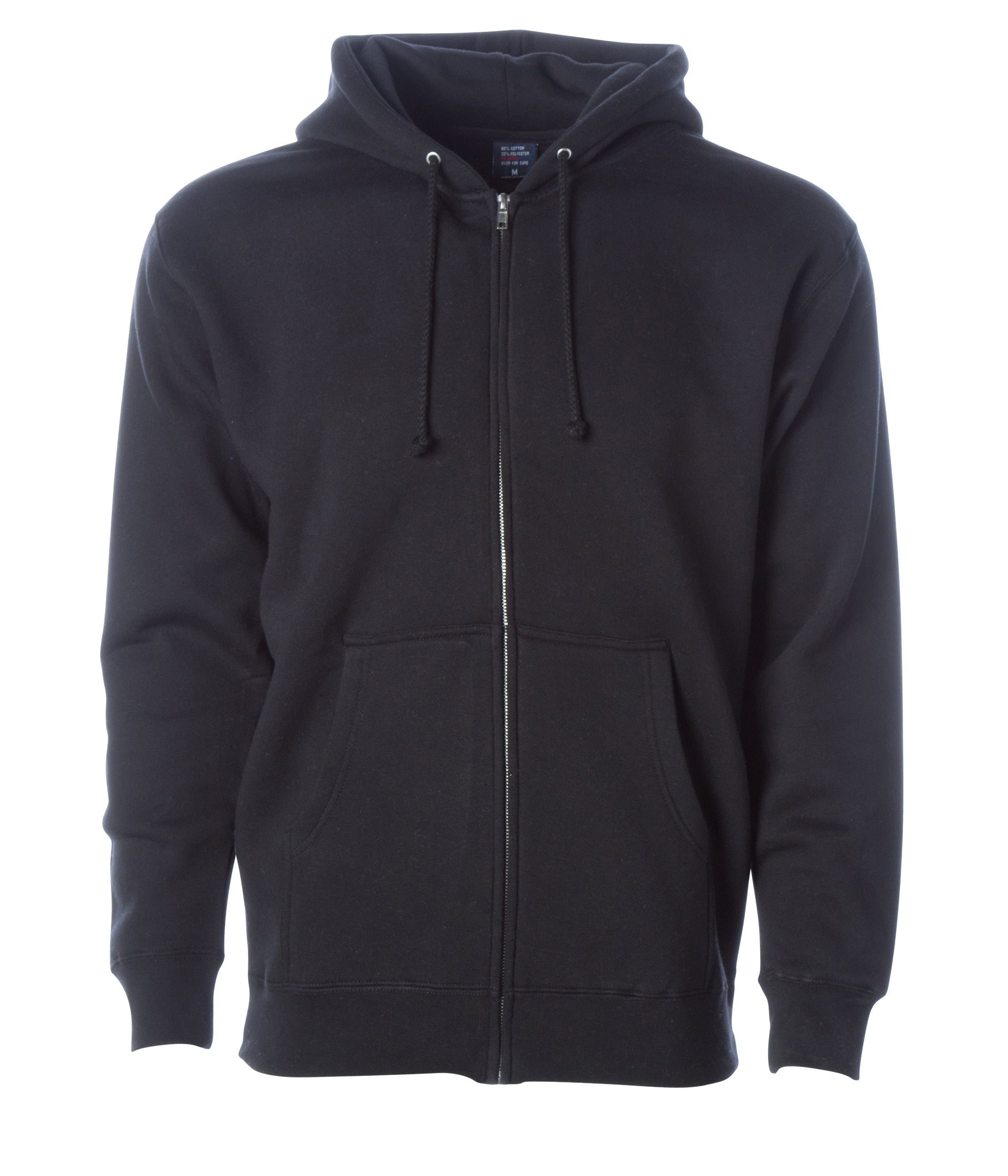 Independent Trading Co. IND4000Z Full-Zip Hooded Sweatshirt 3XL Black