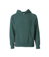 PRM10TSB Toddler Lightweight Special Blend Raglan Hooded Pullover in color Moss Heather.