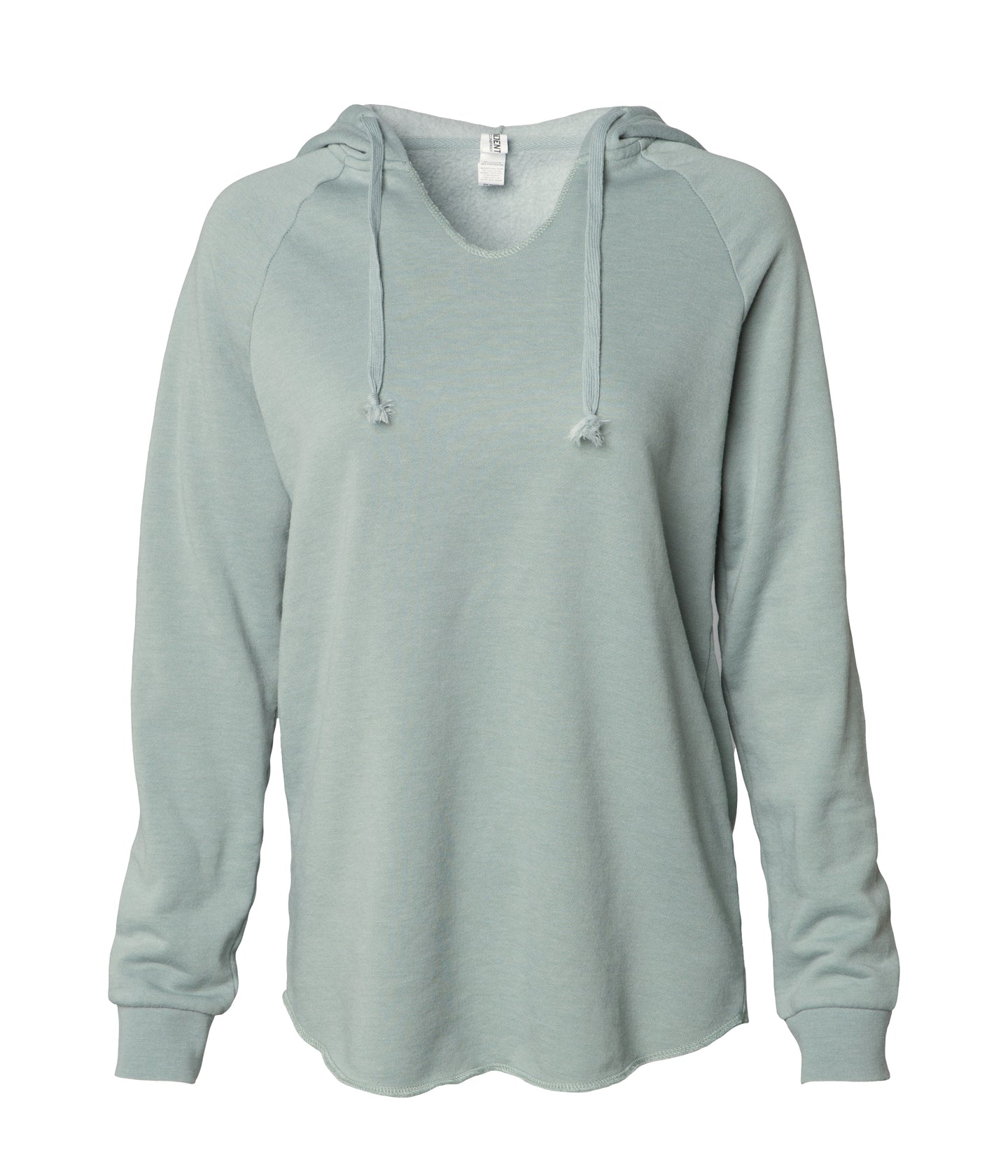 Women's California Wave Wash Hooded Pullover in color Sage.