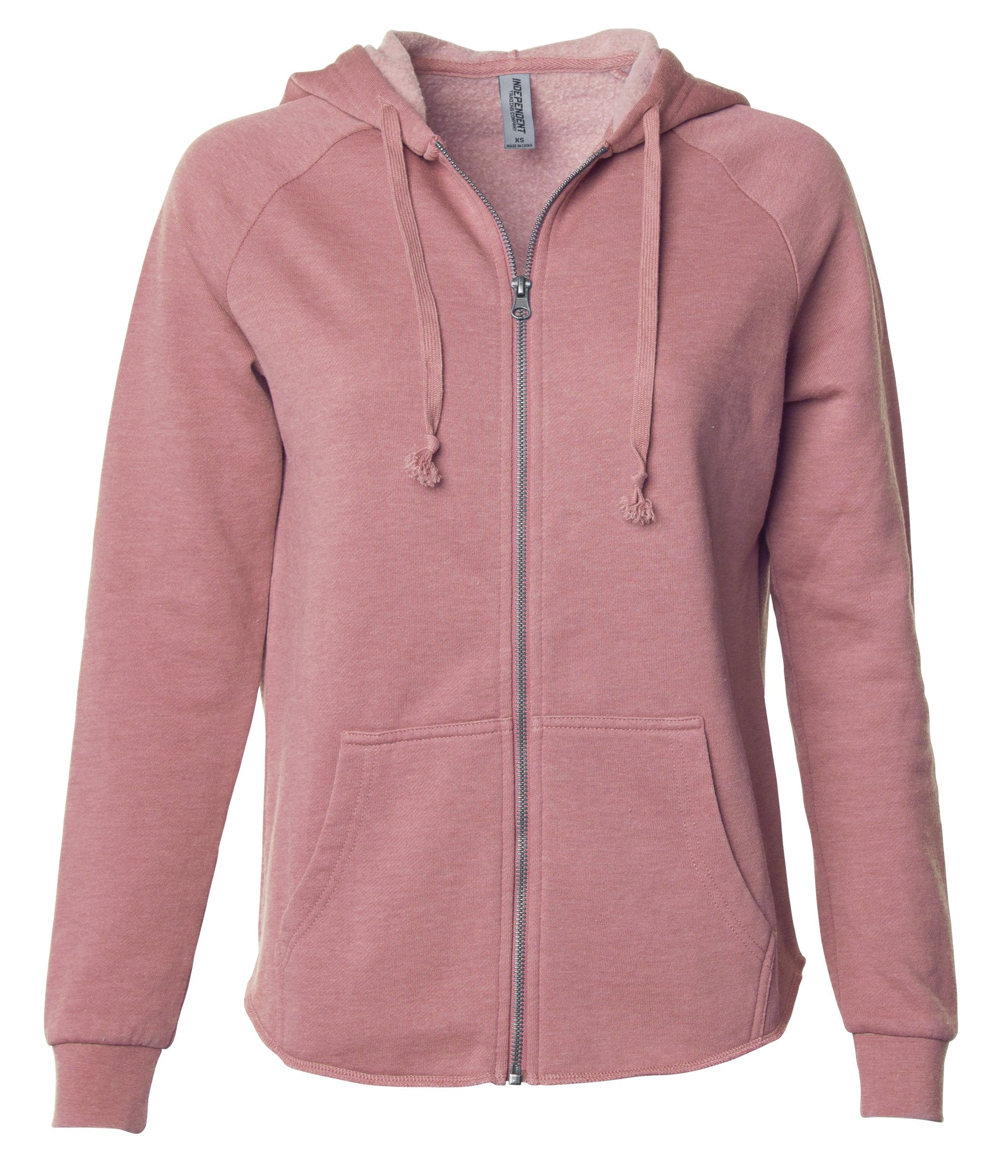 Women's California Wave Wash Zip Hood  Super Soft, Casual & Comfortable -  Independent Trading Company