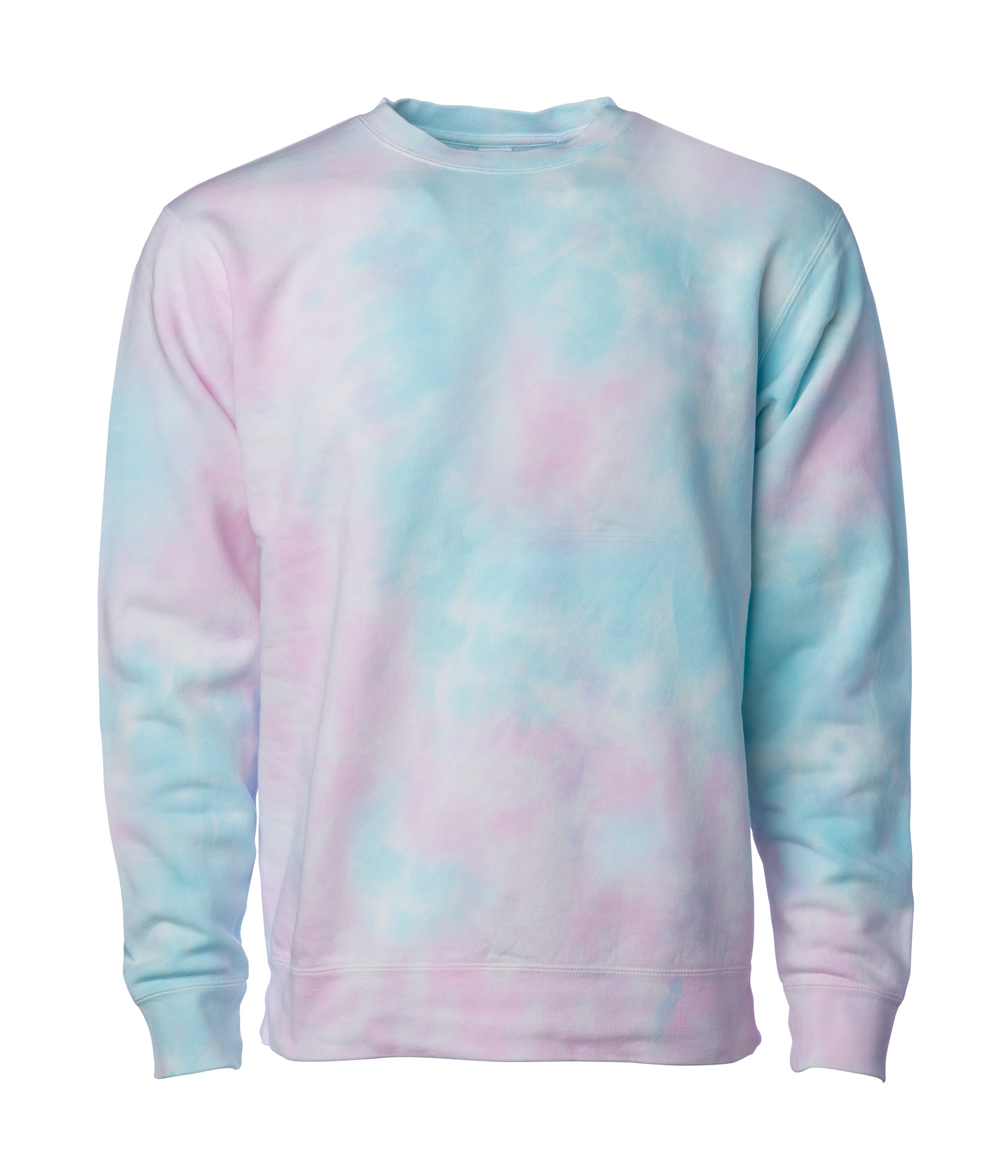 Independent Trading Co. PRM1500TD Youth Midweight Tie Dye Hooded Pullover - Tie Dye Pink, XL