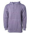 Unisex Midweight Pigment Dyed Hooded Pullover in color Pigment Plum.