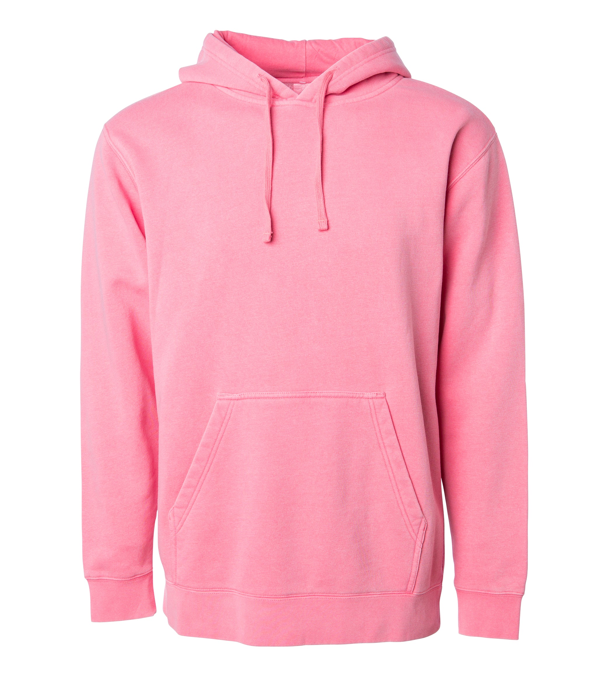 Garment Dye Double Zipper Hoodie