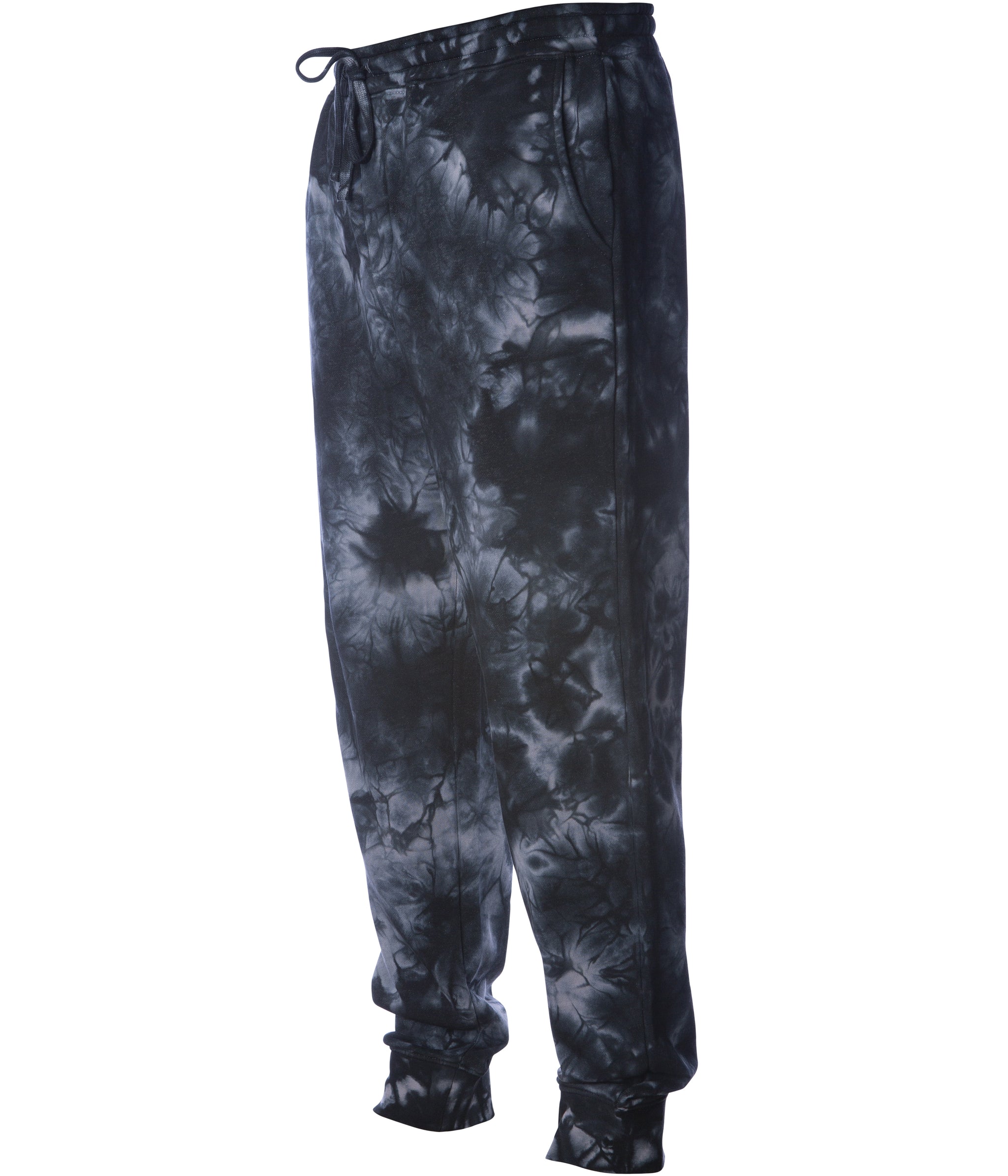 Tie-Dye Cargo Pants _ Black