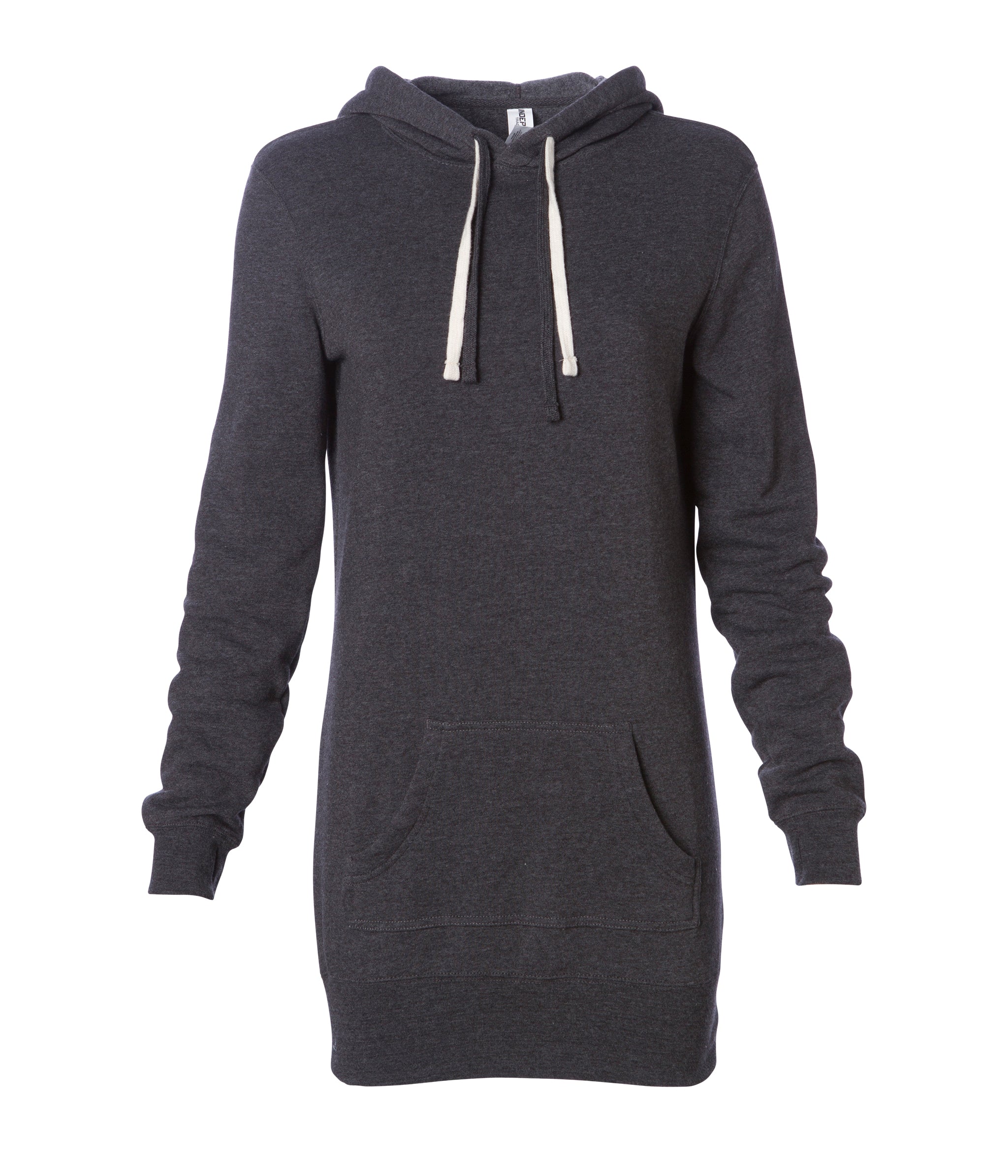 Womens Pullover Hooded Sweatshirt Dress | Independent Trading Company