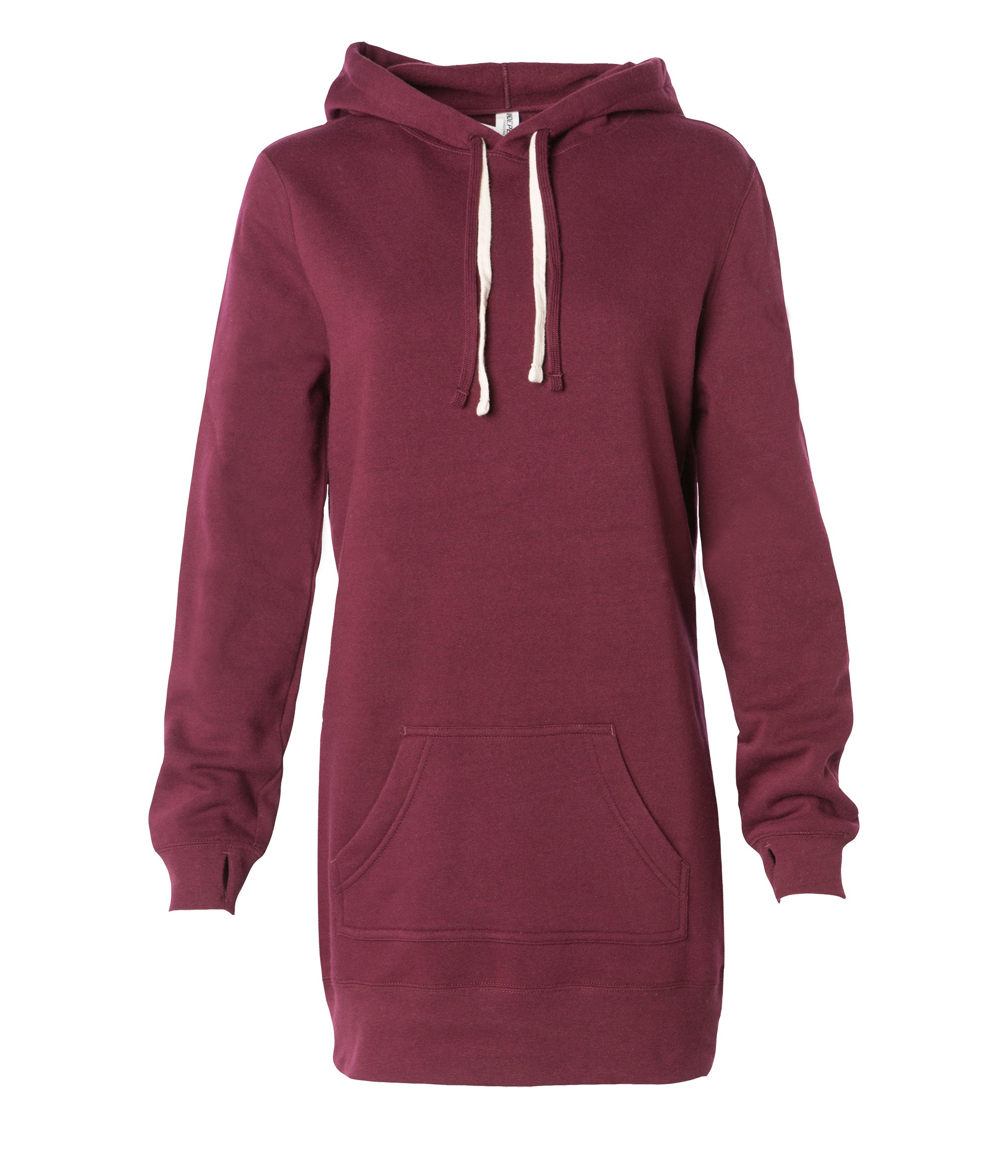 Womens Pullover Hooded Sweatshirt Dress