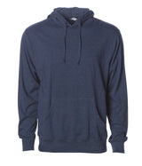 SS150J Lightweight Jersey Hooded Pullover in color Classic Navy Heather.