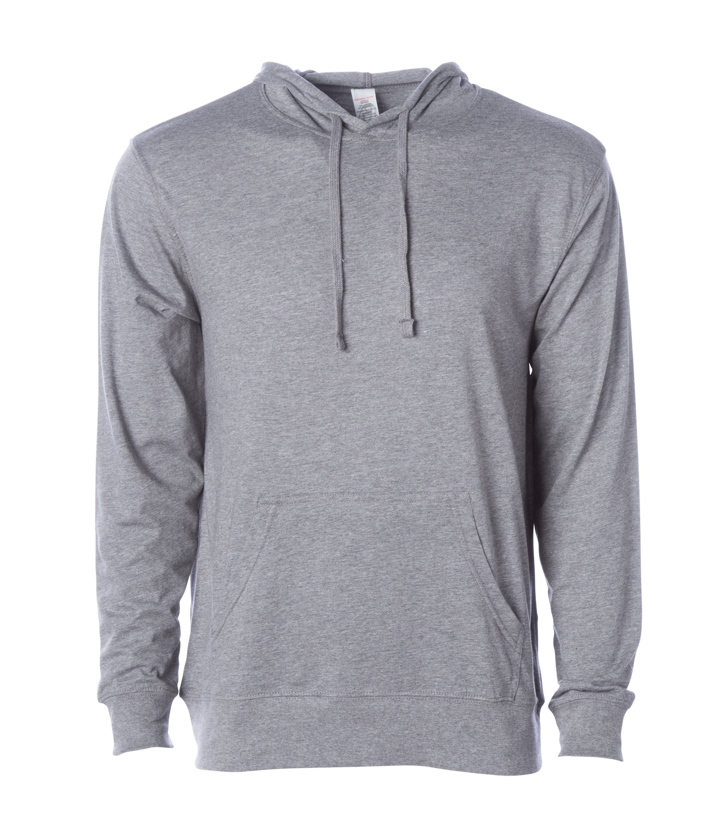 SS150J Lightweight Jersey Hooded Pullover in color Gunmetal Heather.