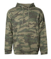 SS4500 Midweight Hooded Pullover Sweatshirt in color Forest Camo
